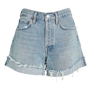 NWOT AGOLDE Parker Long Vintage Shorts With Cuff